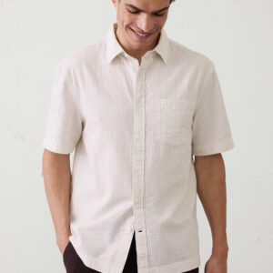 Витрина standard fit seersucker shirt