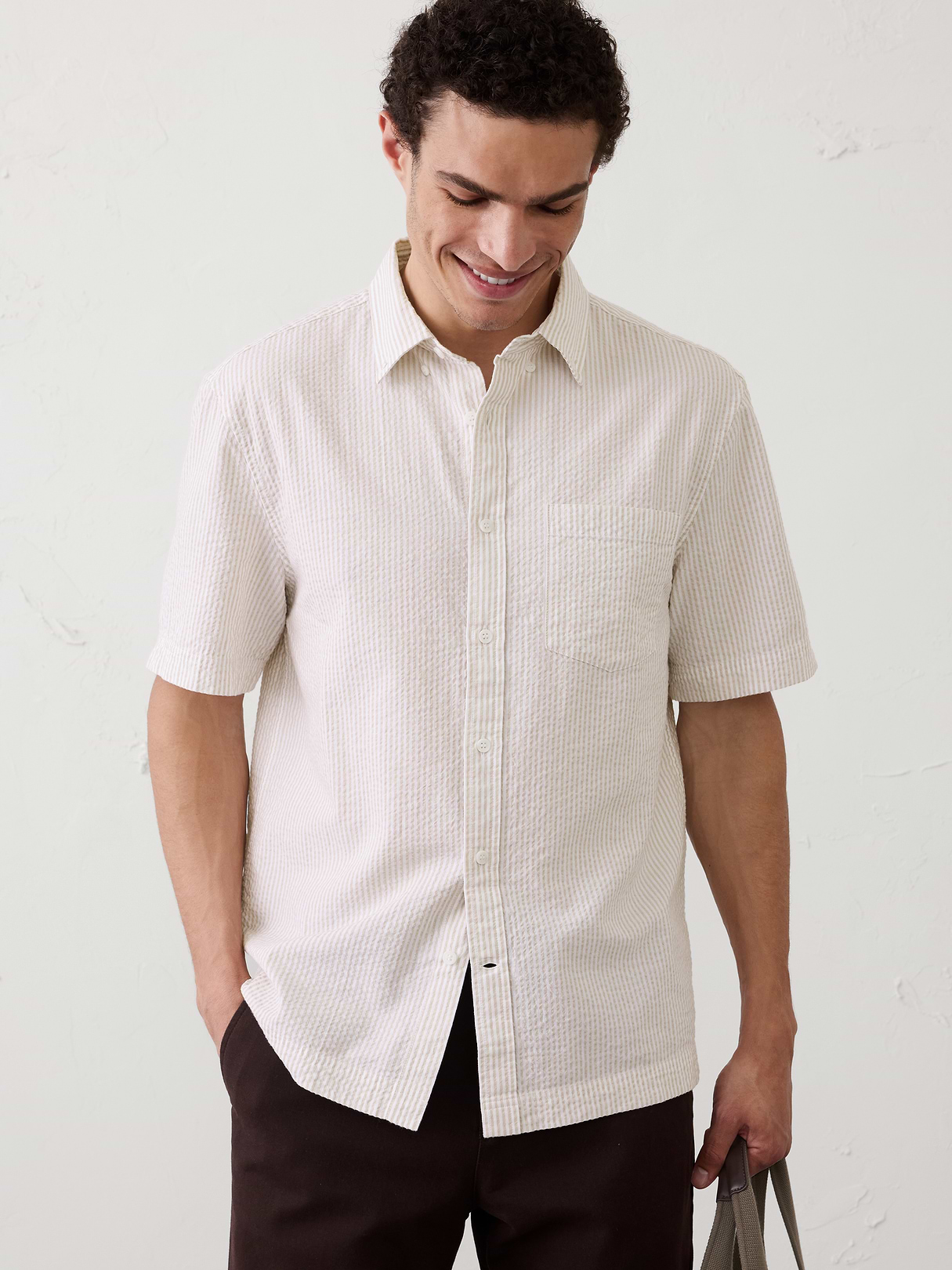 standard fit seersucker shirt standard fit seersucker shirt