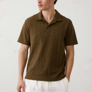 Витрина standard fit textured polo