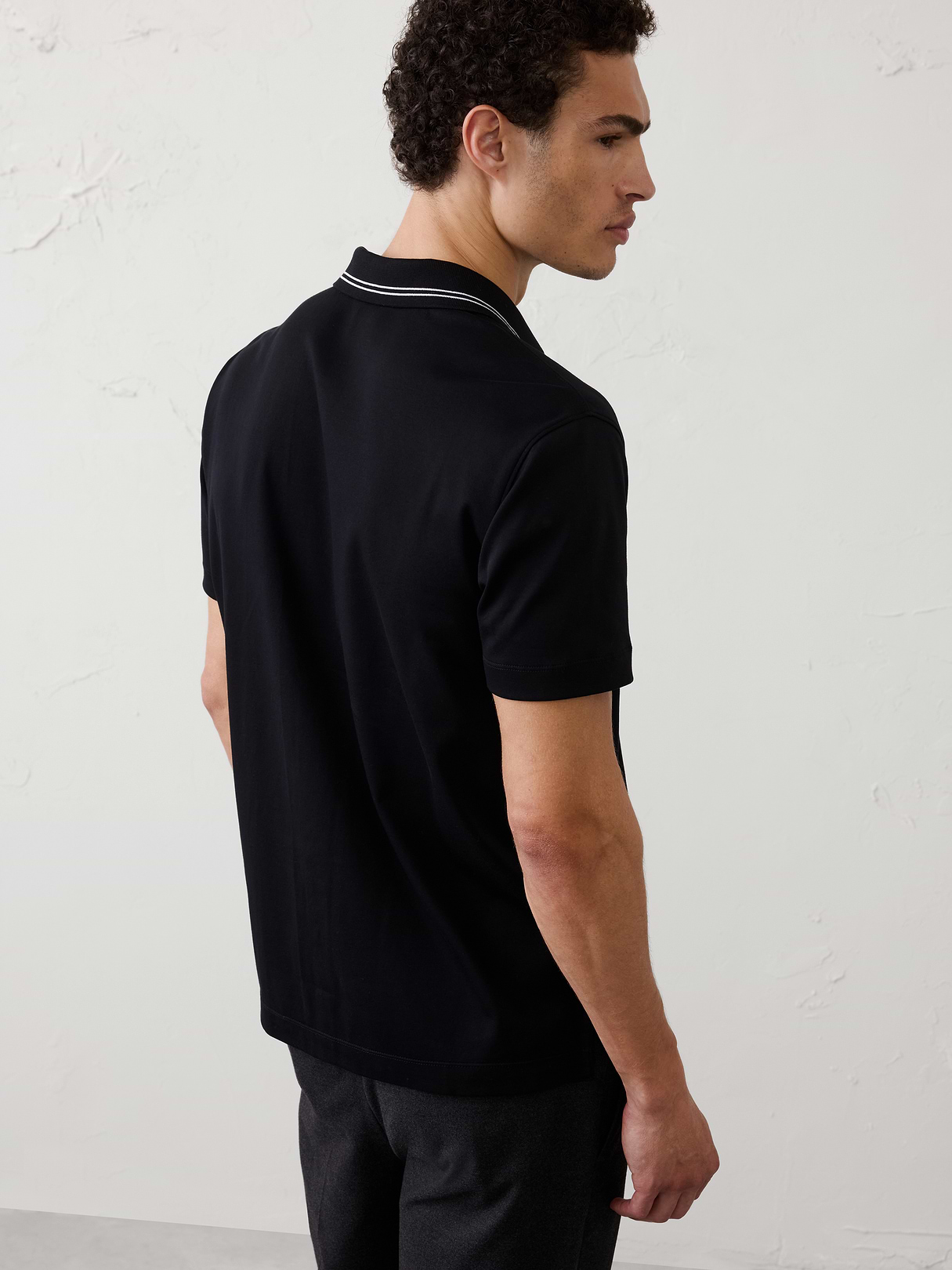 standard fit luxe touch button down polo standard fit luxe touch button down polo