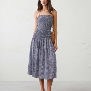 Витрина smocked strappy maxi dress
