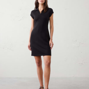 Витрина soft touch polo knee length dress