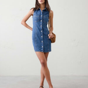 Витрина denim mini shirtdress