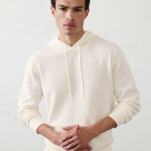 Home textured sweater hoodie