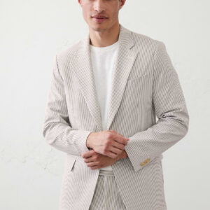 Home seersucker suit jacket