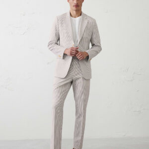 Home seersucker suit trouser