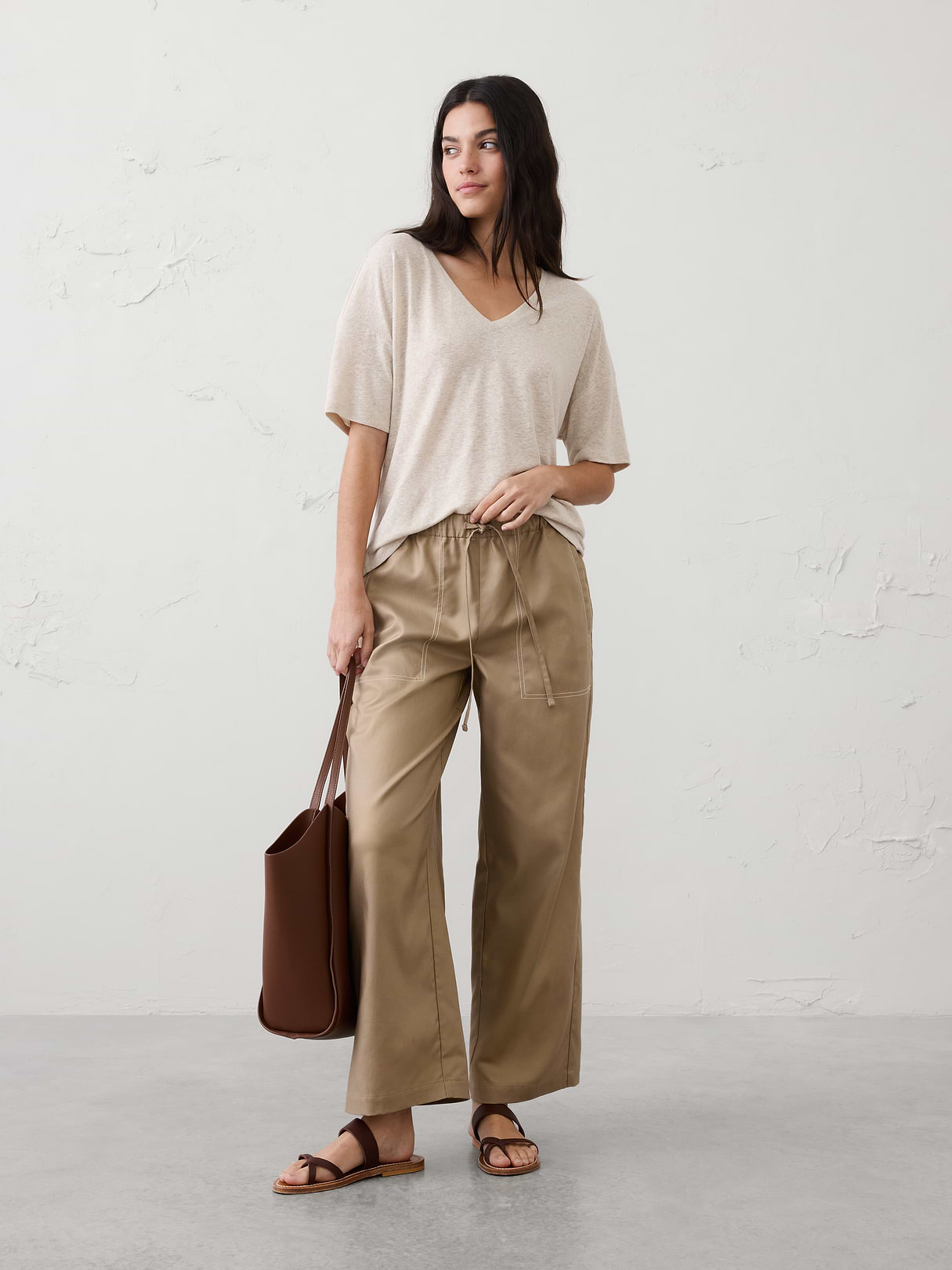 linen blend v neck shirt linen blend v neck shirt