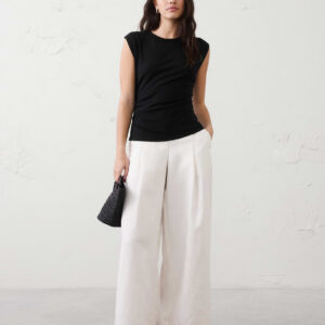 Витрина soft knit side shirred top