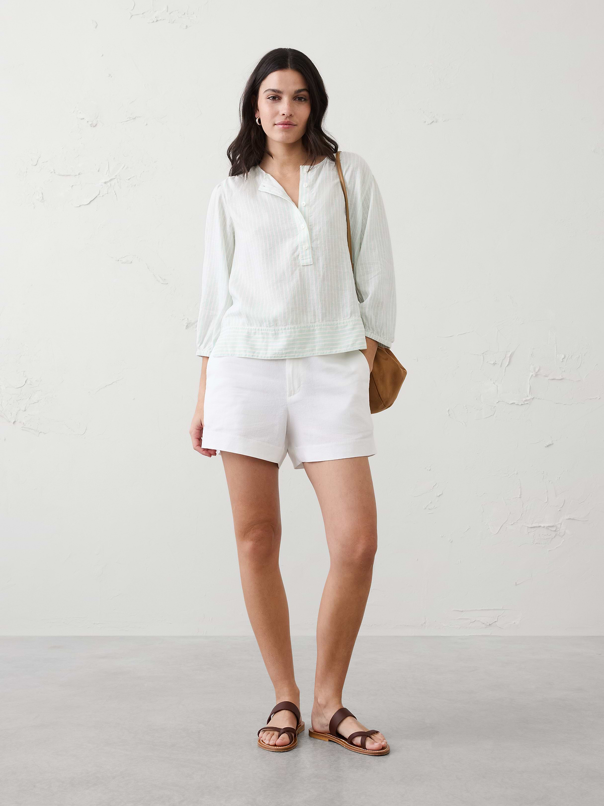 linen blend popover top linen blend popover top