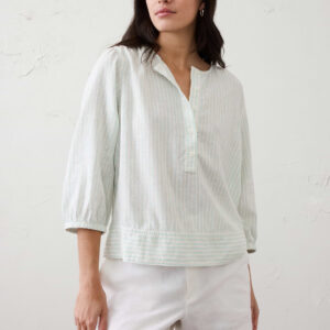 Витрина linen blend popover top