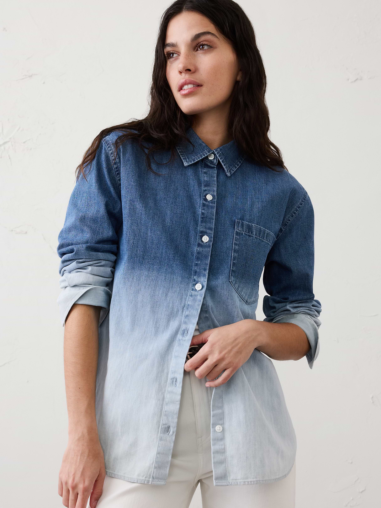ombre denim shirt ombre denim shirt