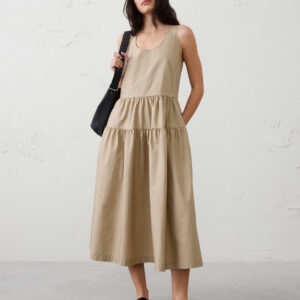 Витрина dropped waist midi dress