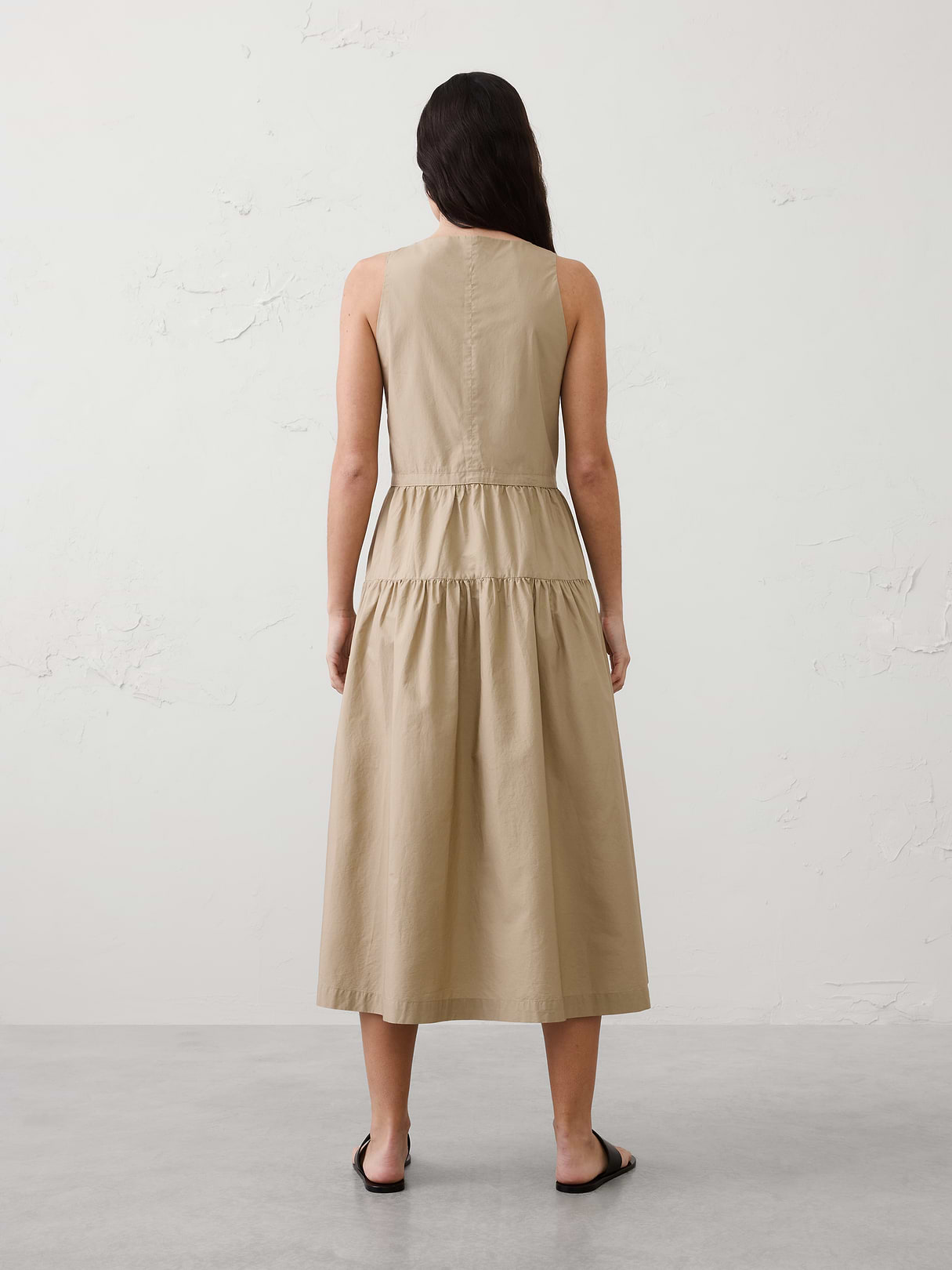 dropped waist midi dress dropped waist midi dress