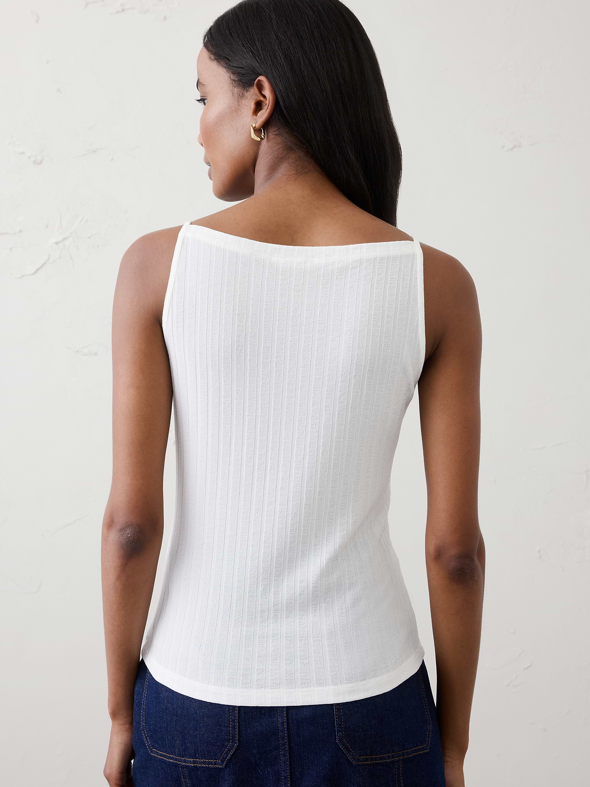 ribbed high neck top ribbed high neck top