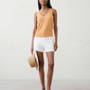 Витрина ramie cotton pointelle sweater tank