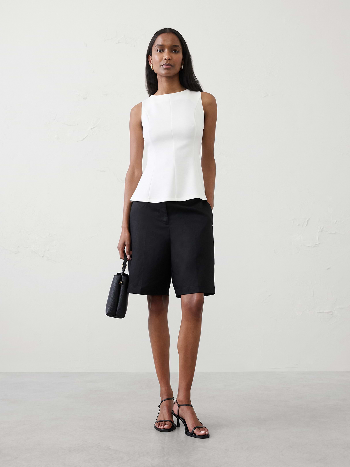 soft touch peplum hem top soft touch peplum hem top