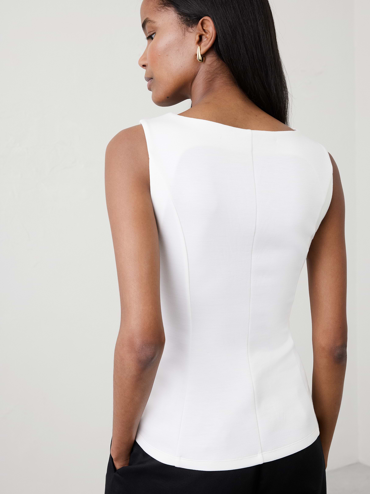 soft touch peplum hem top soft touch peplum hem top