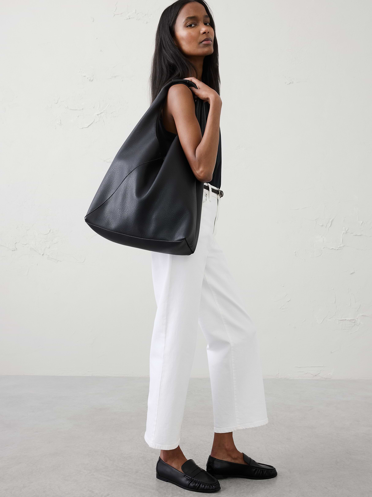 vegan leather slouchy tote vegan leather slouchy tote