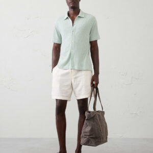 Home standard fit pointelle button down polo