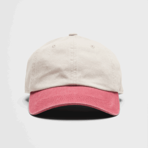 Home color block cotton baseball cap