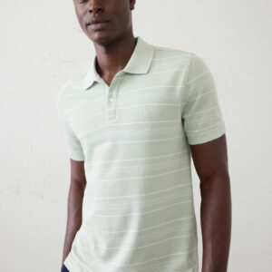 slim fit pique polo