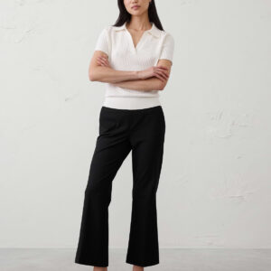 hayden sculpted bootcut high rise stretch cropped pant