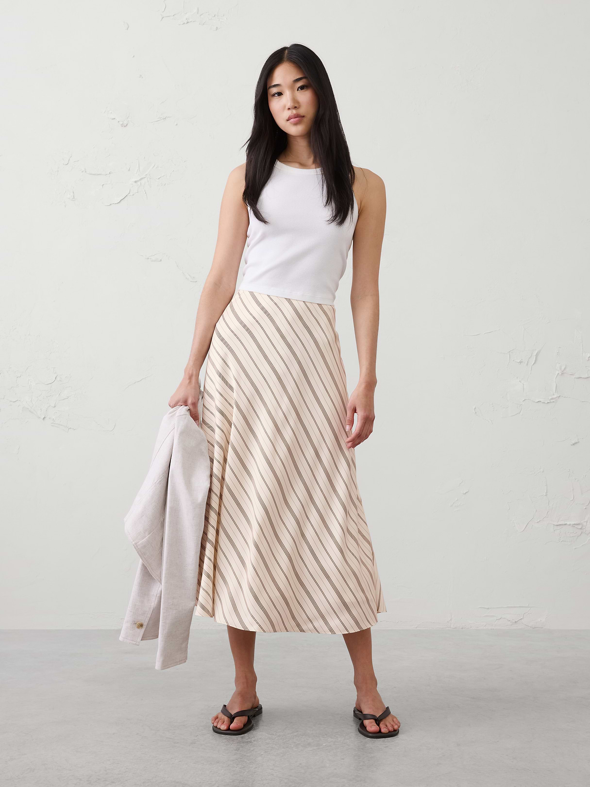 silky twill bias midi skirt silky twill bias midi skirt