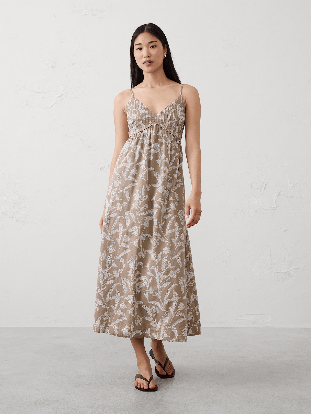 pleated voile long midi dress pleated voile long midi dress