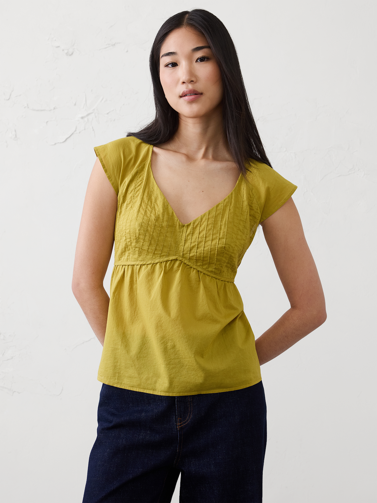 pintuck empire top pintuck empire top
