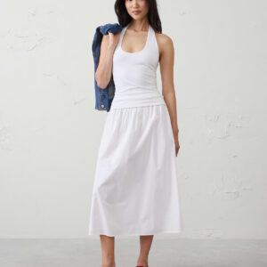 soft stretch halter top
