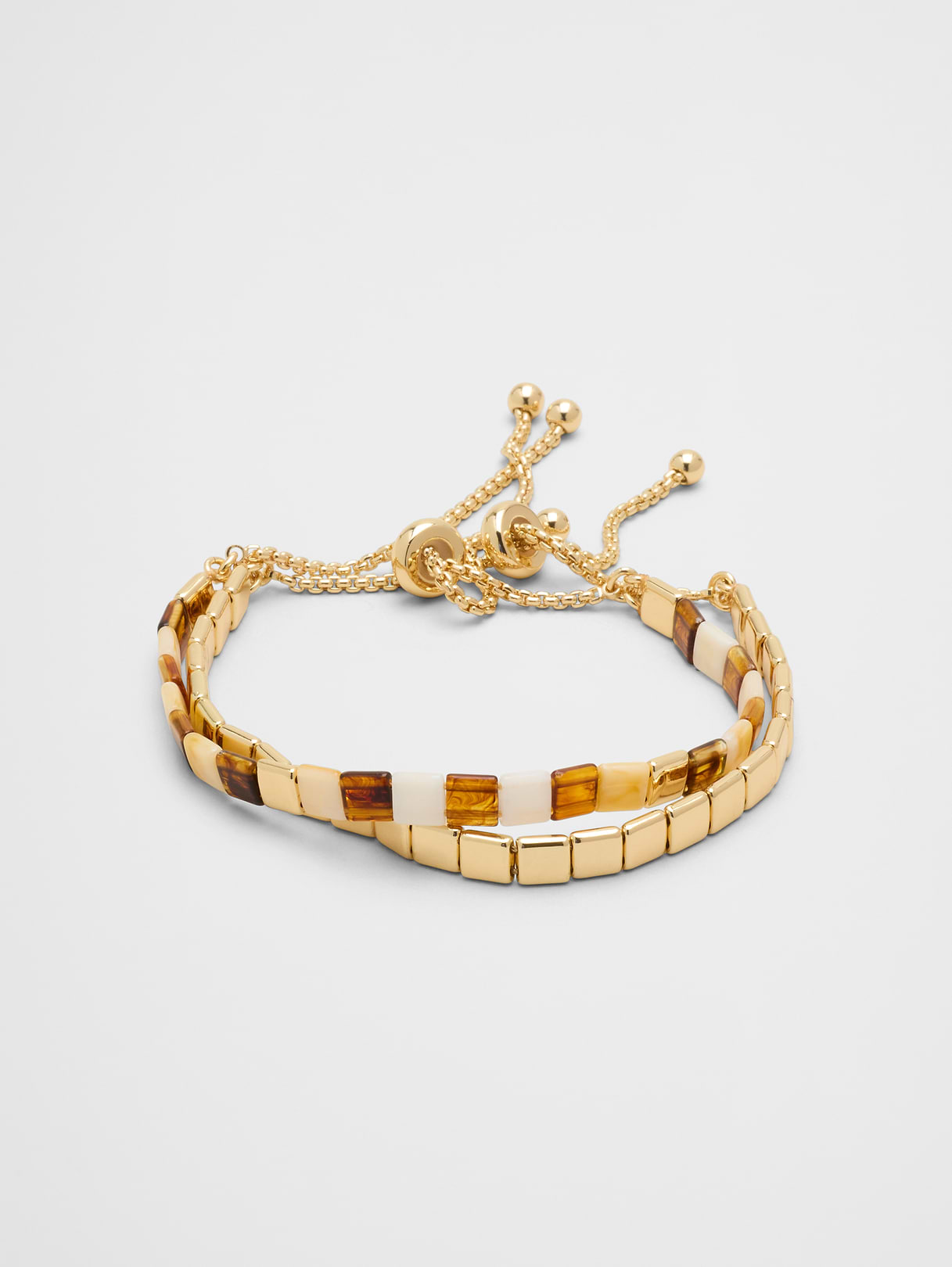 pull through chicklet bracelet set pull through chicklet bracelet set