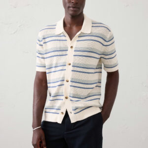 Home mesh sweater polo