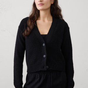 Витрина cotton tape cropped cardigan