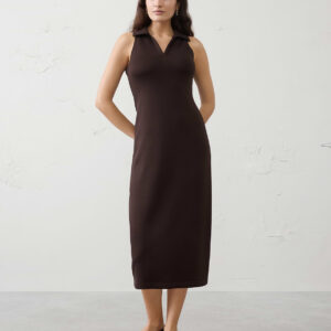 Витрина soft touch halter midi dress