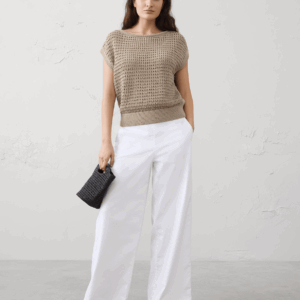 Витрина open stitch dolman sleeve sweater
