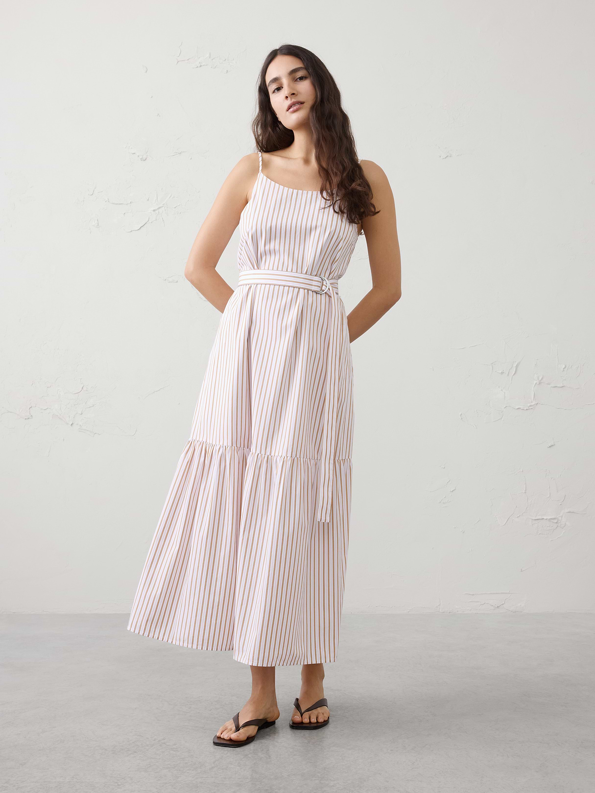 strappy tiered maxi dress strappy tiered maxi dress