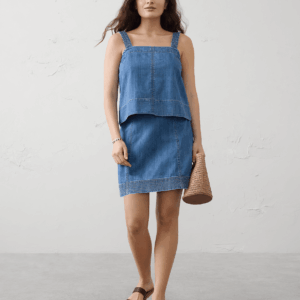 Витрина denim trapunto tank