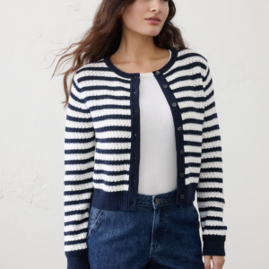 Витрина cotton crochet cropped cardigan