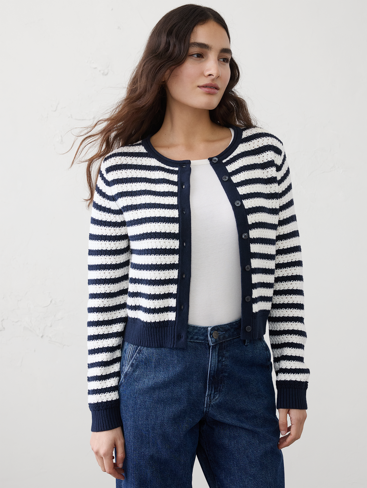 cotton crochet cropped cardigan cotton crochet cropped cardigan