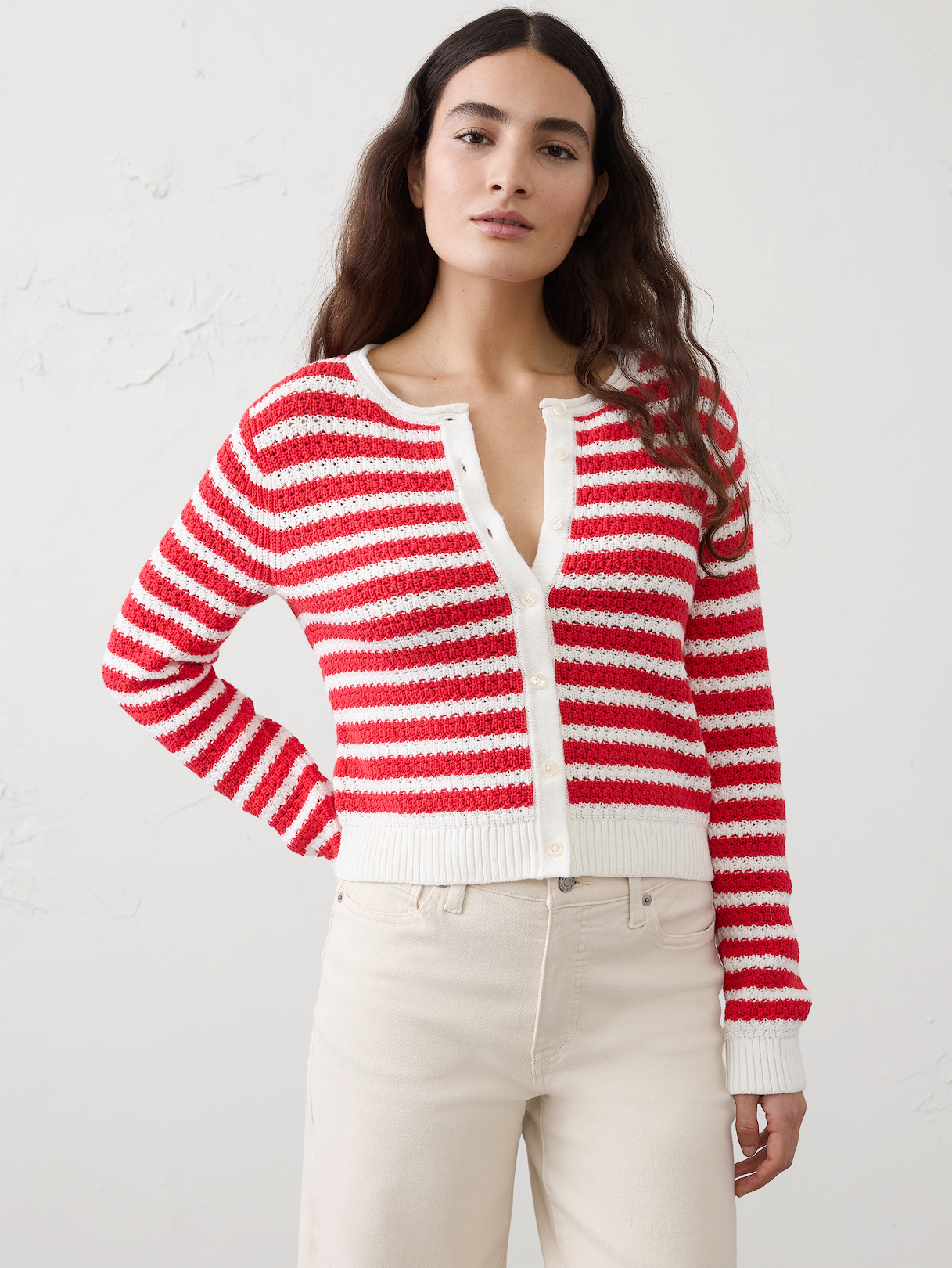cotton crochet cropped cardigan cotton crochet cropped cardigan