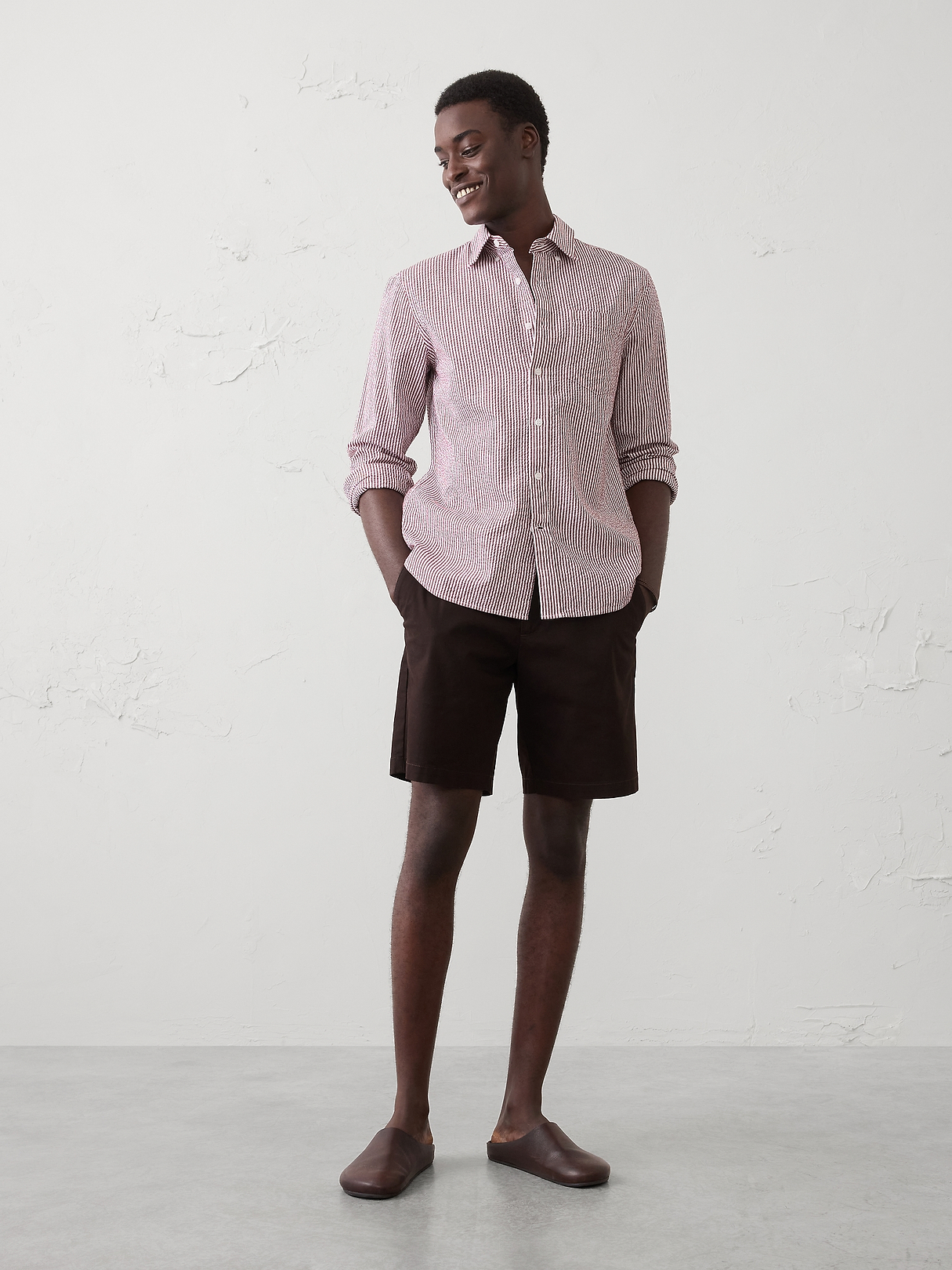 standard fit seersucker shirt standard fit seersucker shirt