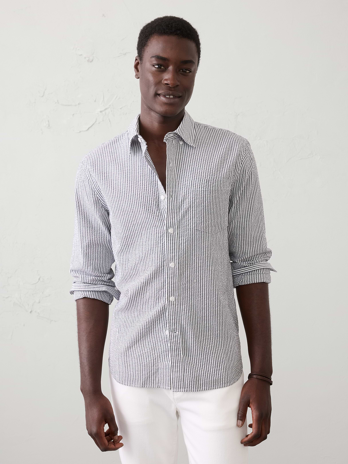 standard fit seersucker shirt standard fit seersucker shirt