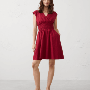 seersucker mini dress