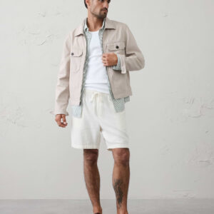 washed canvas jacket