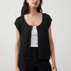Витрина relaxed textured sweater vest