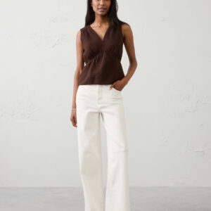 Витрина gauze v neck top