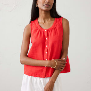Витрина gauze shirred shirt