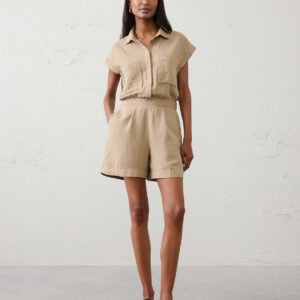 Витрина gauze pocketed romper