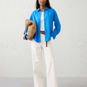 Витрина perfect linen blend shirt