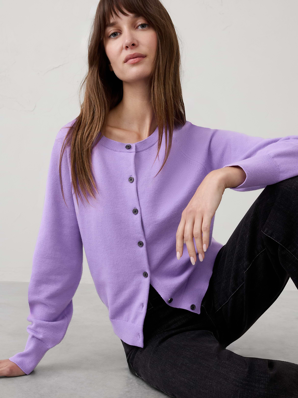 volume sleeve cardigan sweater volume sleeve cardigan sweater